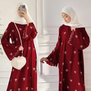 Georgette Embroidered Full Abaya