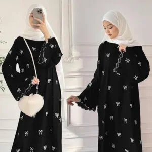 Georgette Embroidered Full Abaya