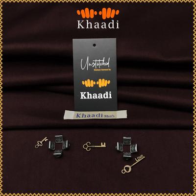 Men's Unstitched Wash And Wear Plain Suit