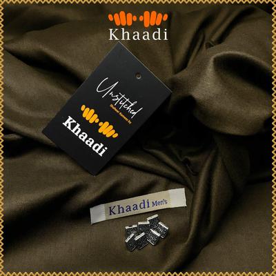 Men's Unstitched Wash And Wear Plain Suit - Image 2