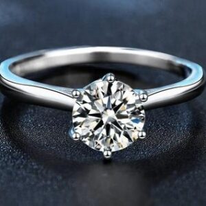 Modern Design Crystal Charm Ring for Women - 1 Pc