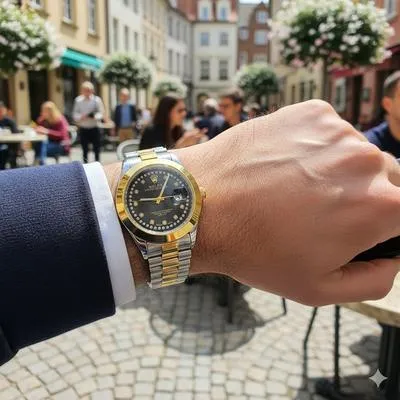 Men's Movement: Quartz, Water Resistant Watch - Image 4