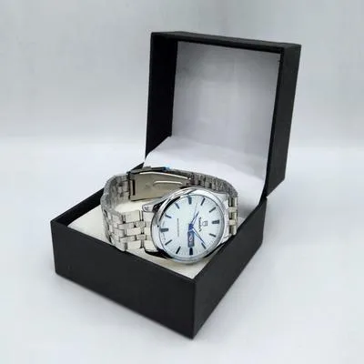 Nuodun Men's Classic Quartz Watch with Day-Date Display - Stainless Steel Band - Image 3