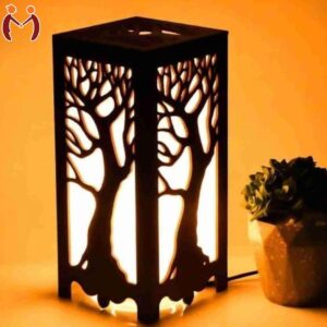 Wooden Lamp For Side Table Unique Design