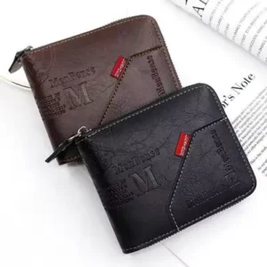 High Quality Men's Carr Ken Zipper Wallet