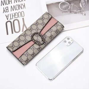 Stylish Women’s PU Leather Tri-Fold Wallet - 1 Pc Pocket-Friendly Clutch