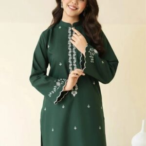 2 Pcs Women's Unstitched Embroidered Suit
