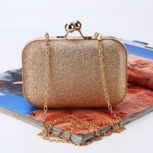 Cross-Border Simple Dinner Bag Handmade Sparkling Evening Bag Wedding Banquet Clutch Bag