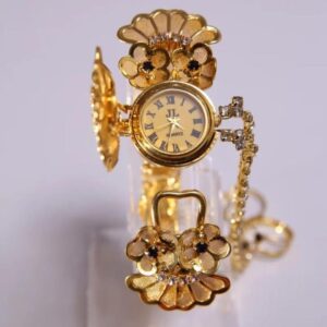 Gold Plated Bracelet Watch Bangle